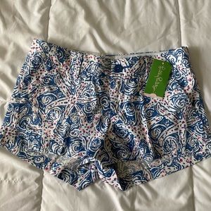 Lilly Pulitzer Indigo Star Crush Walsh Shorts